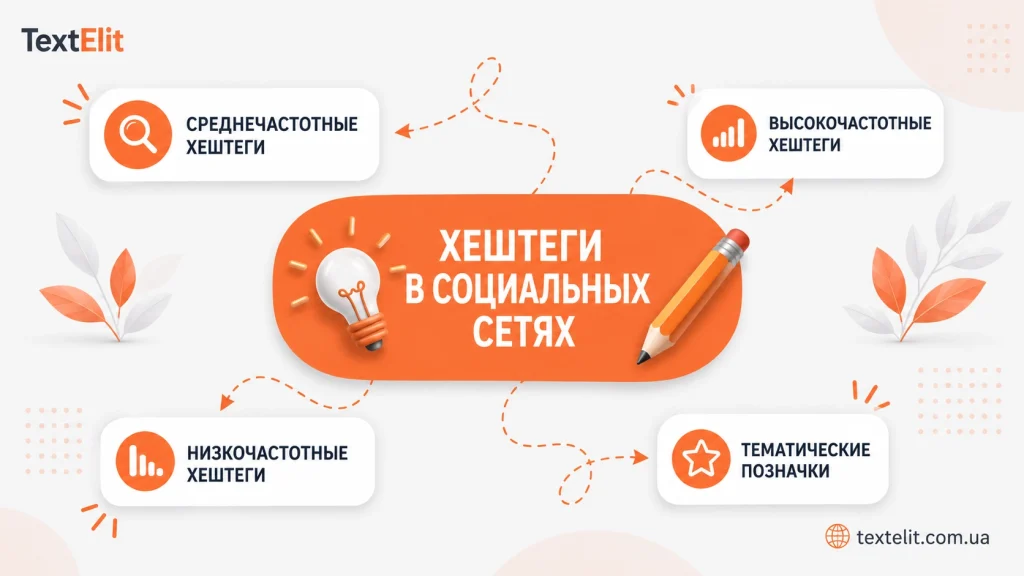 Иллюстрация к статье: Хештеги в соцсетях: виды и правила использования