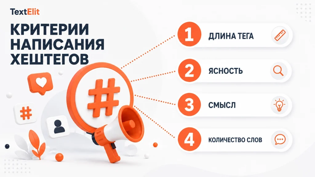 Иллюстрация к статье: Хештеги в соцсетях: виды и правила использования