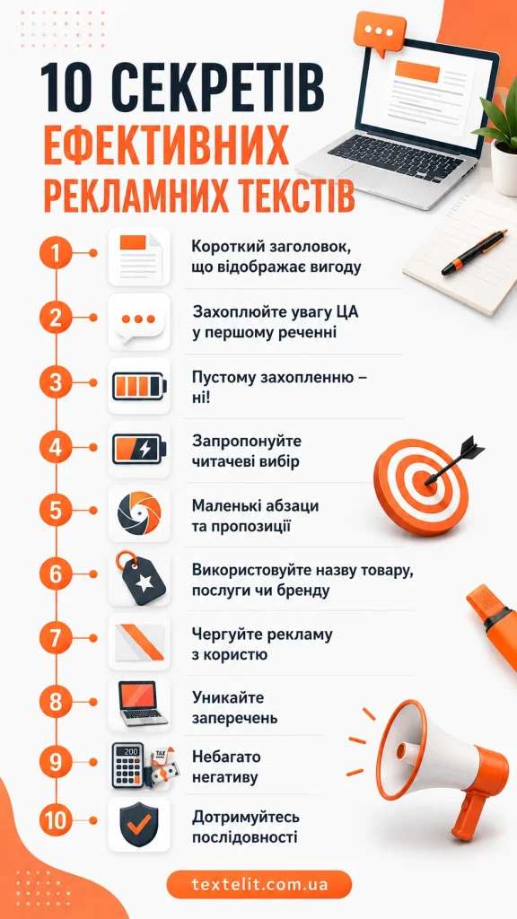 Ілюстрація до статті: Покрокове керівництво з написання рекламного тексту