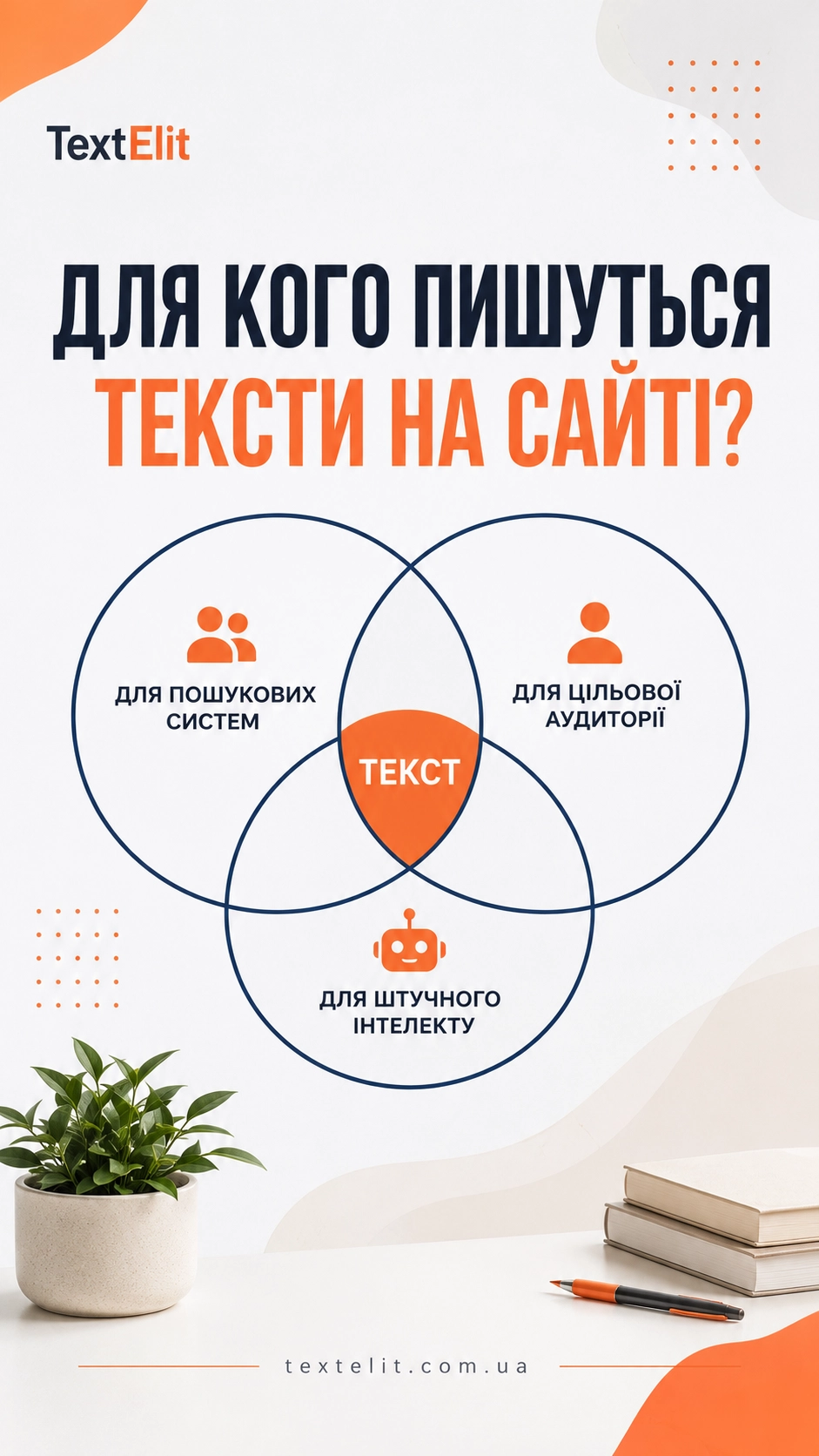 Ілюстрація до статті: Навіщо потрібні тексти на сайті?