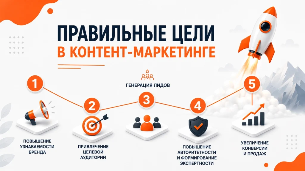 Иллюстрация к статье: Правильные и неправильные цели в контент-маркетинге