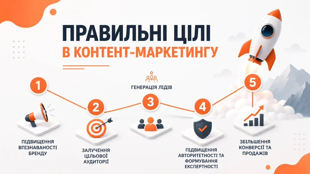 Ілюстрація до статті: Правильні й неправильні цілі в контент-маркетингу